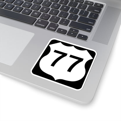 US 77 MN 1961 (Minnesota) (Road Sign) STICKER Vinyl Kiss-Cut Decal