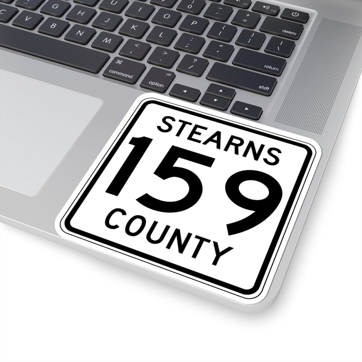 Stearns County Route 159 (Minnesota) (Road Sign) STICKER Vinyl Kiss-Cut Decal