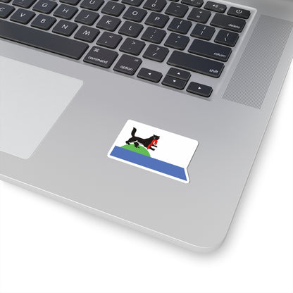 Flag of Irkutsk Irkutsk oblast (Russia) STICKER Vinyl Kiss-Cut Decal