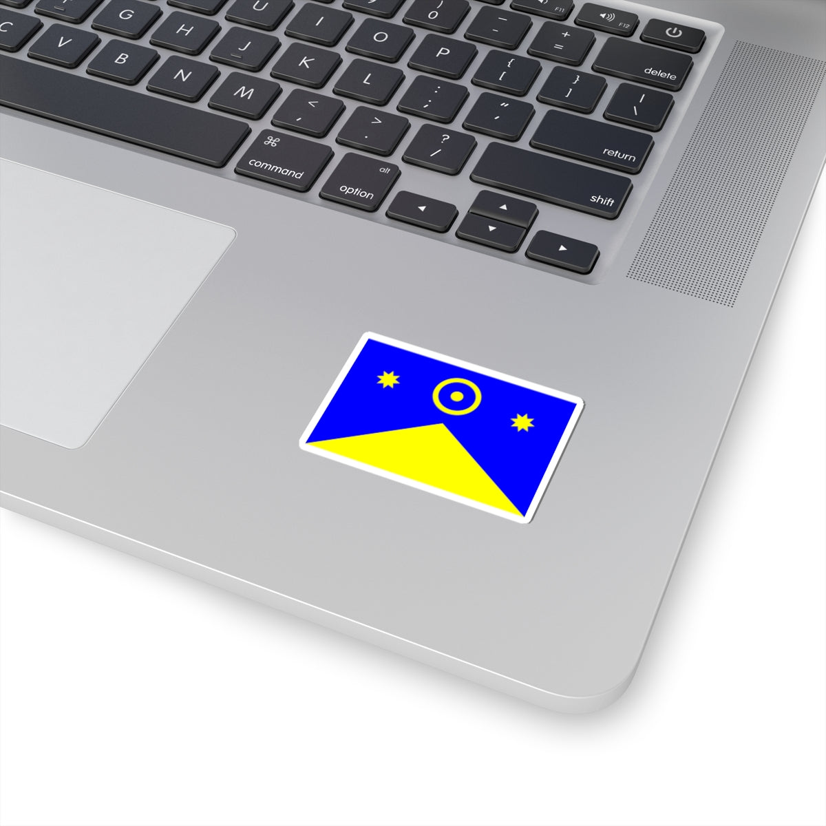 Flag of Novoukrainka raion (Ukraine) STICKER Vinyl Kiss-Cut Decal