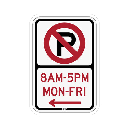 PBOT Road sign P1080L (Oregon) (Road Sign) STICKER Vinyl Kiss-Cut Decal
