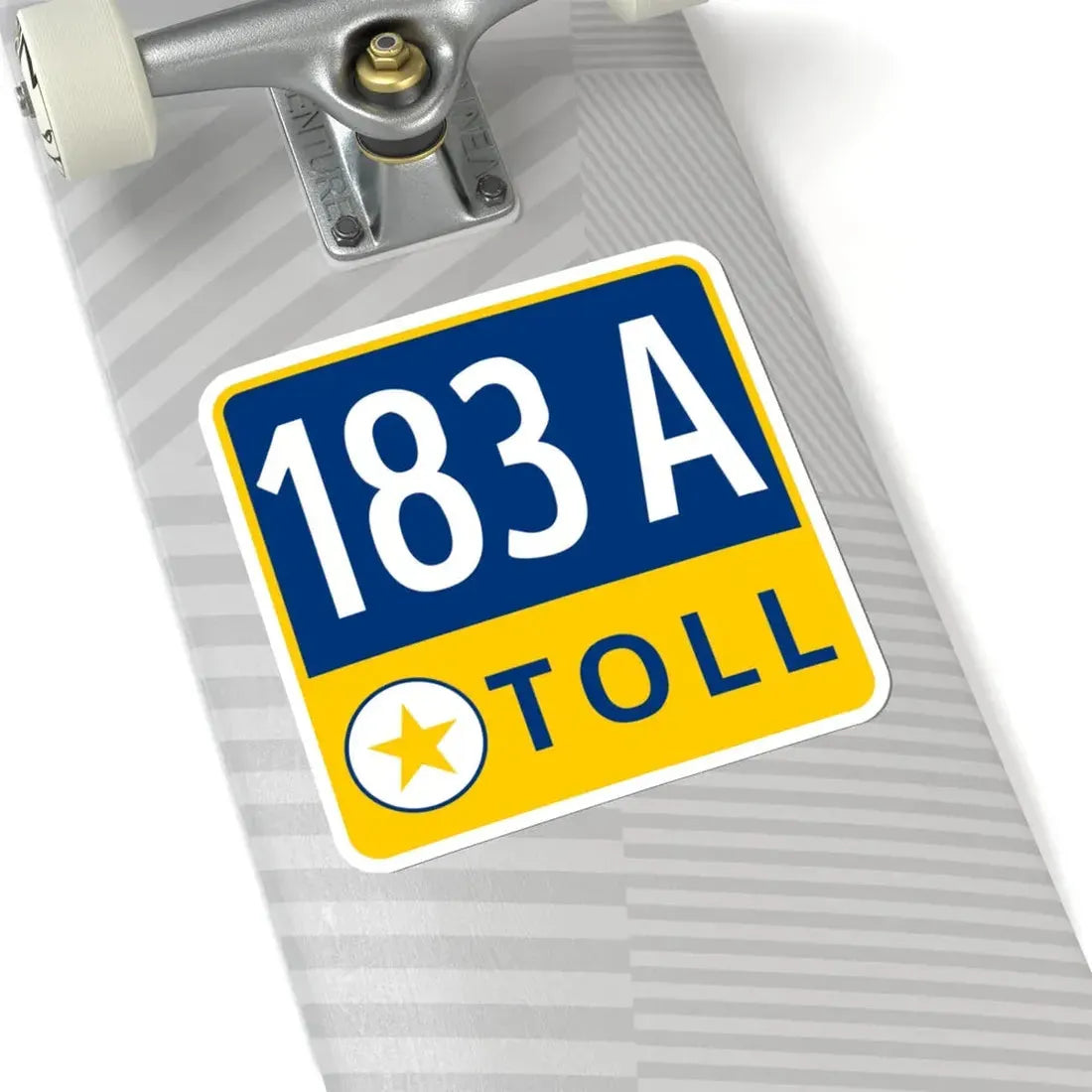 183A Toll Road free (Texas) (Road Sign) STICKER Vinyl Kiss-Cut Decal - The Sticker Space