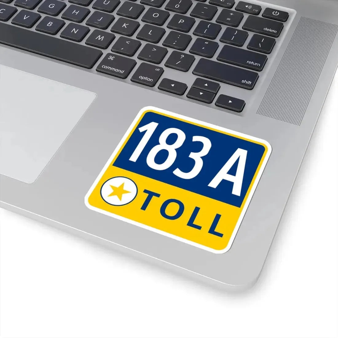 183A Toll Road free (Texas) (Road Sign) STICKER Vinyl Kiss-Cut Decal - The Sticker Space