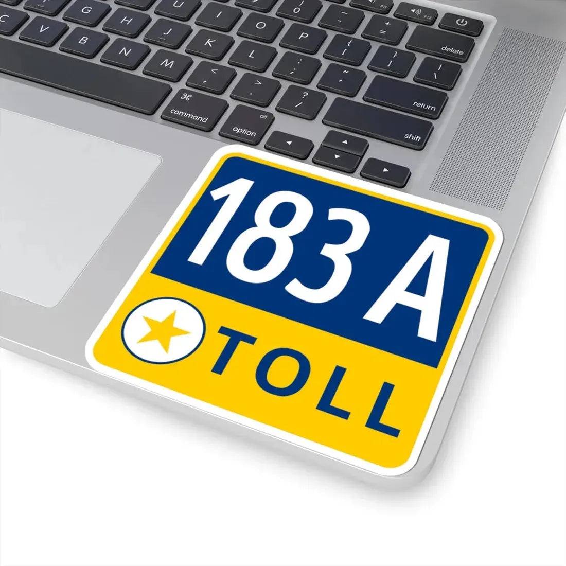 183A Toll Road free (Texas) (Road Sign) STICKER Vinyl Kiss-Cut Decal - The Sticker Space