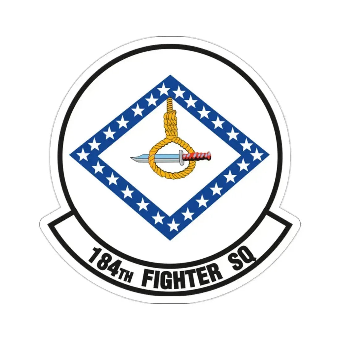 184 Fighter Squadron (U.S. Air Force) STICKER Vinyl Die-Cut Decal 2 Inch - The Sticker Space