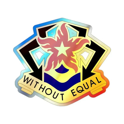 184 Ordnance Battalion (U.S. Army) Holographic STICKER Die-Cut Vinyl Decal 2 Inch Holographic - The Sticker Space