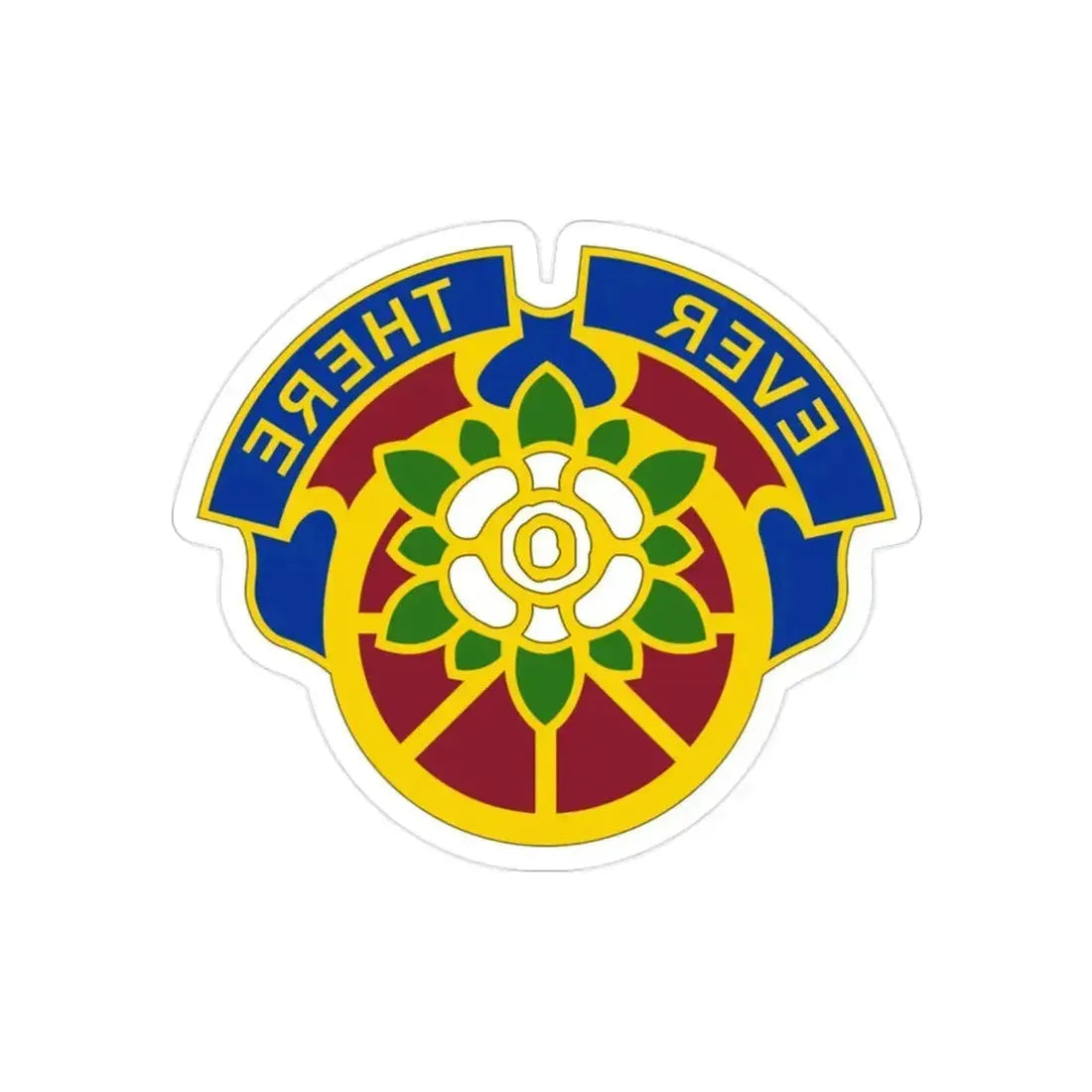 184 Sustainment Command 2 (U.S. Army) REVERSE PRINT Transparent Die-Cut STICKER 2 Inch Die-Cut Transparent - The Sticker Space