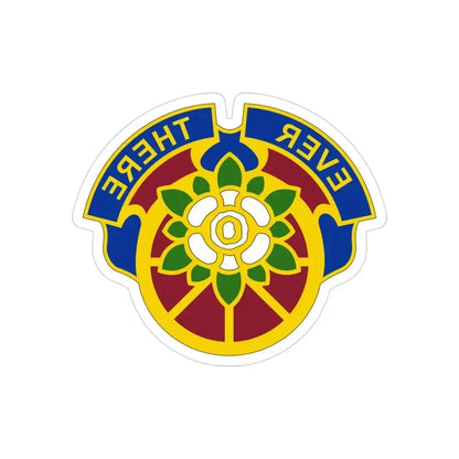 184 Sustainment Command 2 (U.S. Army) REVERSE PRINT Transparent Die-Cut STICKER 3 Inch Die-Cut Transparent - The Sticker Space