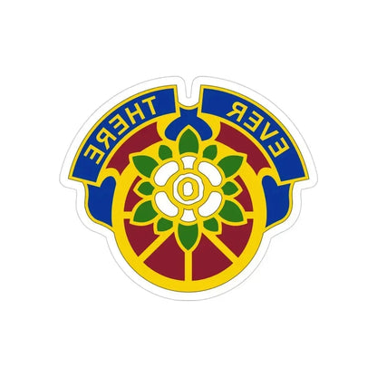 184 Sustainment Command 2 (U.S. Army) REVERSE PRINT Transparent Die-Cut STICKER 4 Inch Die-Cut Transparent - The Sticker Space