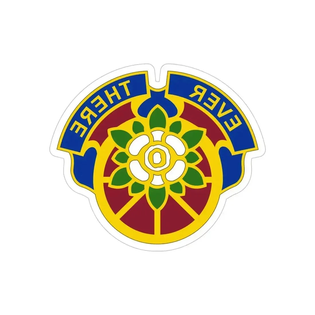 184 Sustainment Command 2 (U.S. Army) REVERSE PRINT Transparent Die-Cut STICKER 5 Inch Die-Cut Transparent - The Sticker Space