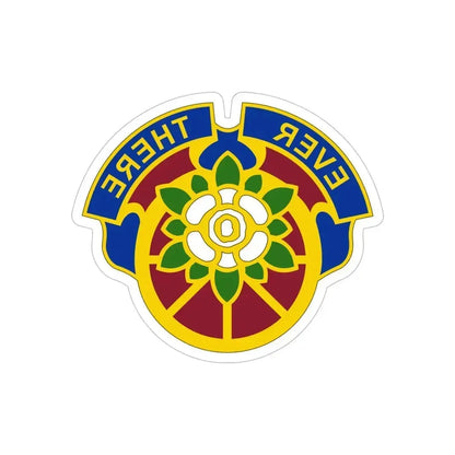 184 Sustainment Command 2 (U.S. Army) REVERSE PRINT Transparent Die-Cut STICKER 5 Inch Die-Cut Transparent - The Sticker Space