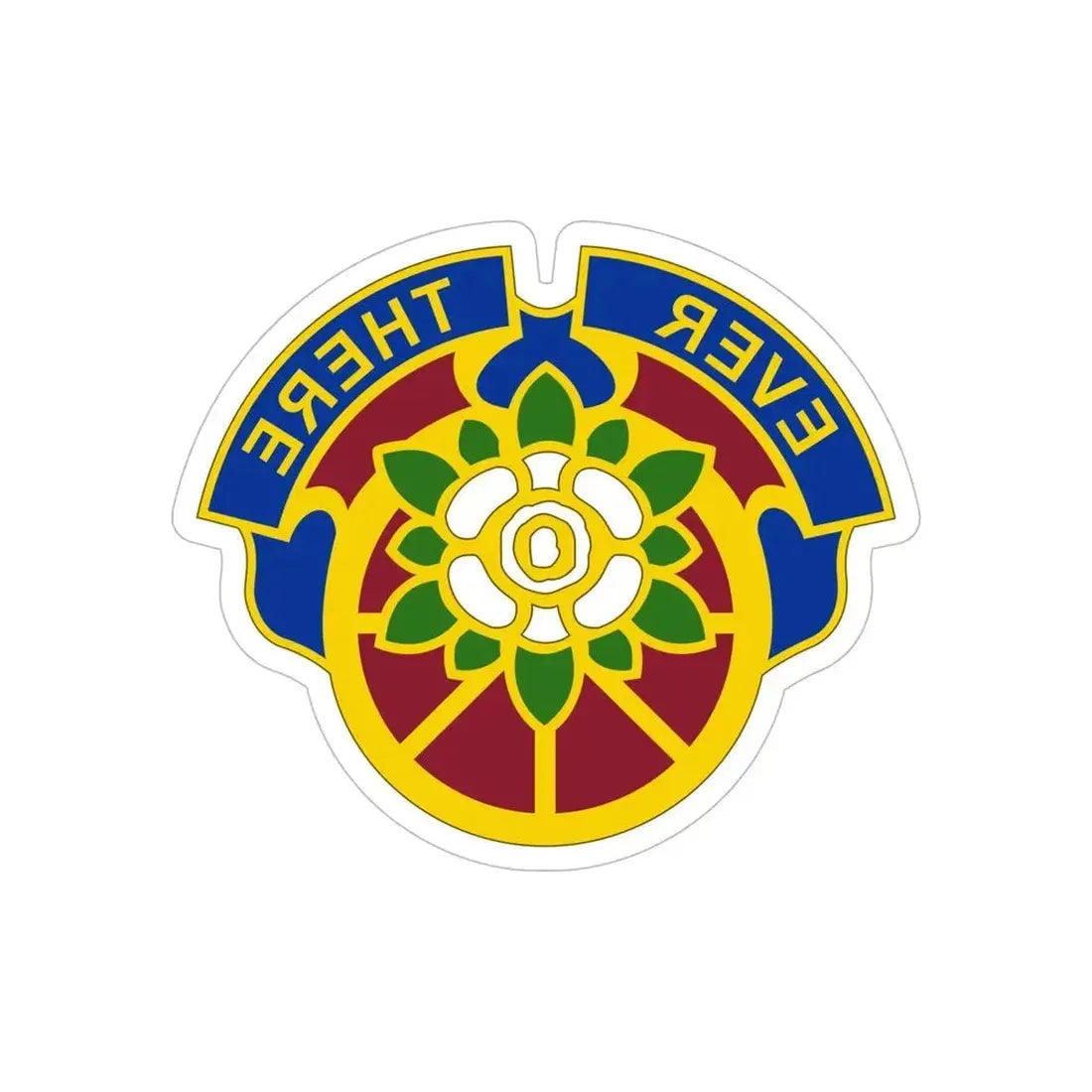 184 Sustainment Command 2 (U.S. Army) REVERSE PRINT Transparent Die-Cut STICKER - The Sticker Space