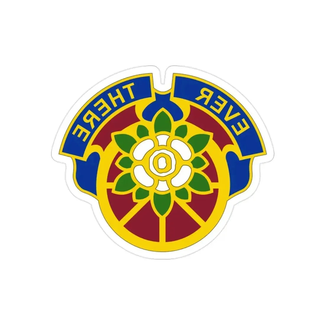 184 Sustainment Command 2 (U.S. Army) REVERSE PRINT Transparent Die-Cut STICKER - The Sticker Space