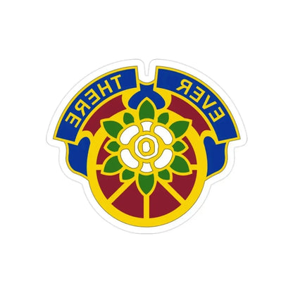 184 Sustainment Command 2 (U.S. Army) REVERSE PRINT Transparent Die-Cut STICKER - The Sticker Space