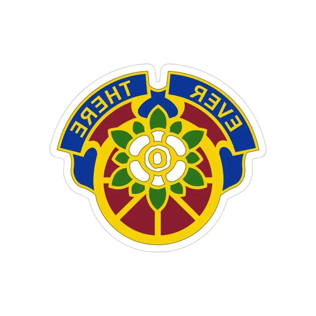 184 Sustainment Command 2 (U.S. Army) REVERSE PRINT Transparent Die-Cut STICKER - The Sticker Space