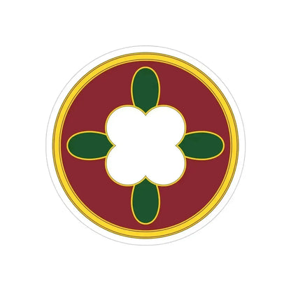 184 Sustainment Command 3 (U.S. Army) REVERSE PRINT Transparent Die-Cut STICKER 5 Inch Die-Cut Transparent - The Sticker Space