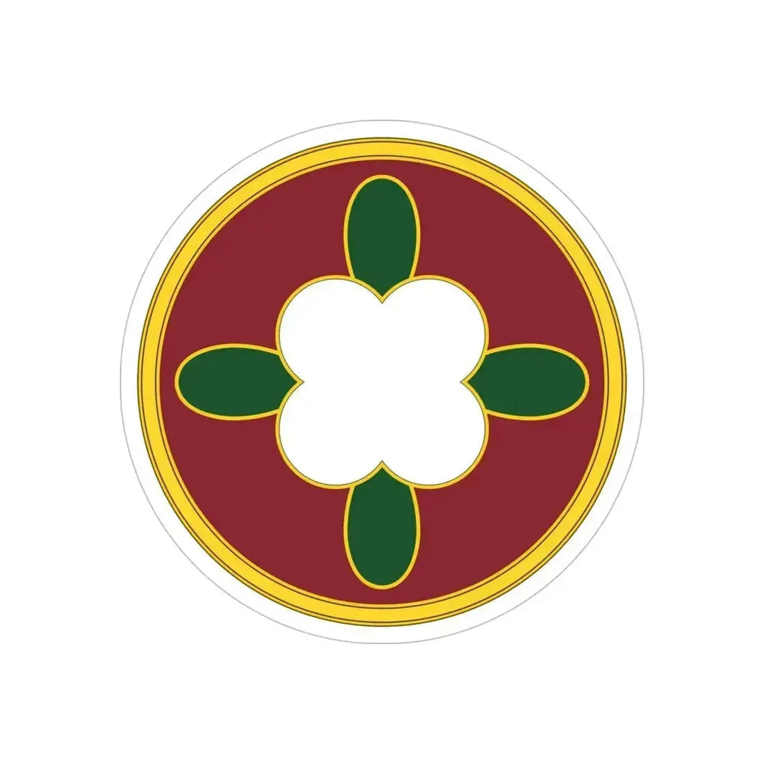 184 Sustainment Command 3 (U.S. Army) REVERSE PRINT Transparent Die-Cut STICKER 6 Inch Die-Cut Transparent - The Sticker Space