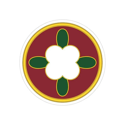 184 Sustainment Command 3 (U.S. Army) REVERSE PRINT Transparent Die-Cut STICKER 6 Inch Die-Cut Transparent - The Sticker Space