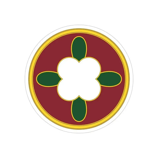 184 Sustainment Command 3 (U.S. Army) REVERSE PRINT Transparent Die-Cut STICKER 6 Inch Die-Cut Transparent - The Sticker Space