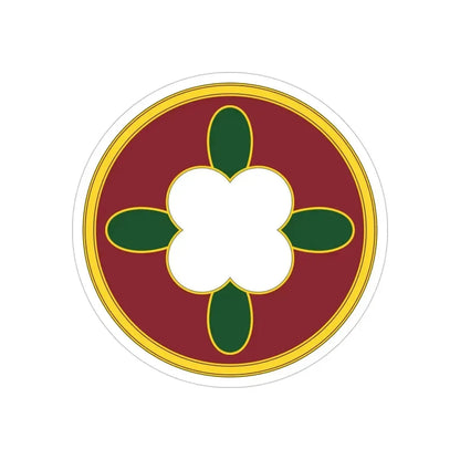 184 Sustainment Command 3 (U.S. Army) REVERSE PRINT Transparent Die-Cut STICKER - The Sticker Space