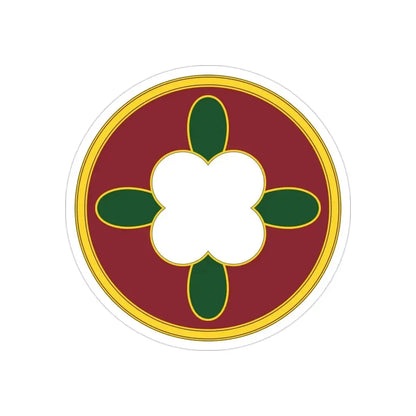 184 Sustainment Command 3 (U.S. Army) REVERSE PRINT Transparent Die-Cut STICKER - The Sticker Space