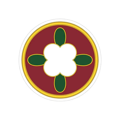 184 Sustainment Command 3 (U.S. Army) REVERSE PRINT Transparent Die-Cut STICKER - The Sticker Space