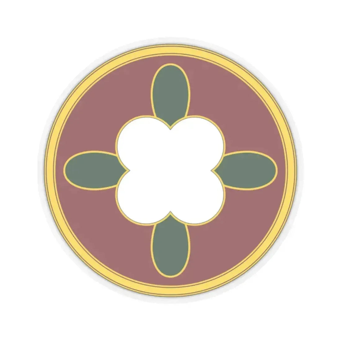 184 Sustainment Command 3 (U.S. Army) STICKER Vinyl Kiss-Cut Decal 2 Inch Transparent - The Sticker Space