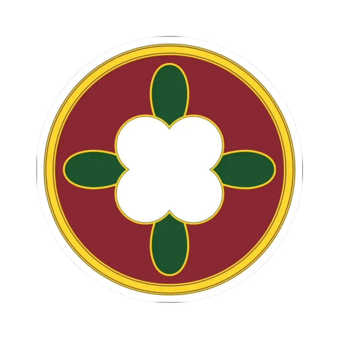 184 Sustainment Command 3 (U.S. Army) STICKER Vinyl Kiss-Cut Decal 2 Inch White - The Sticker Space