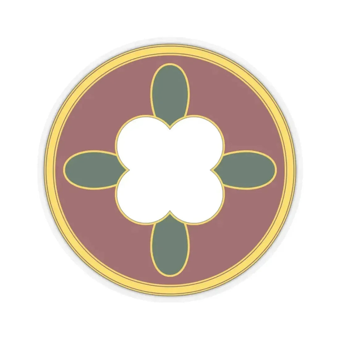 184 Sustainment Command 3 (U.S. Army) STICKER Vinyl Kiss-Cut Decal 3 Inch Transparent - The Sticker Space