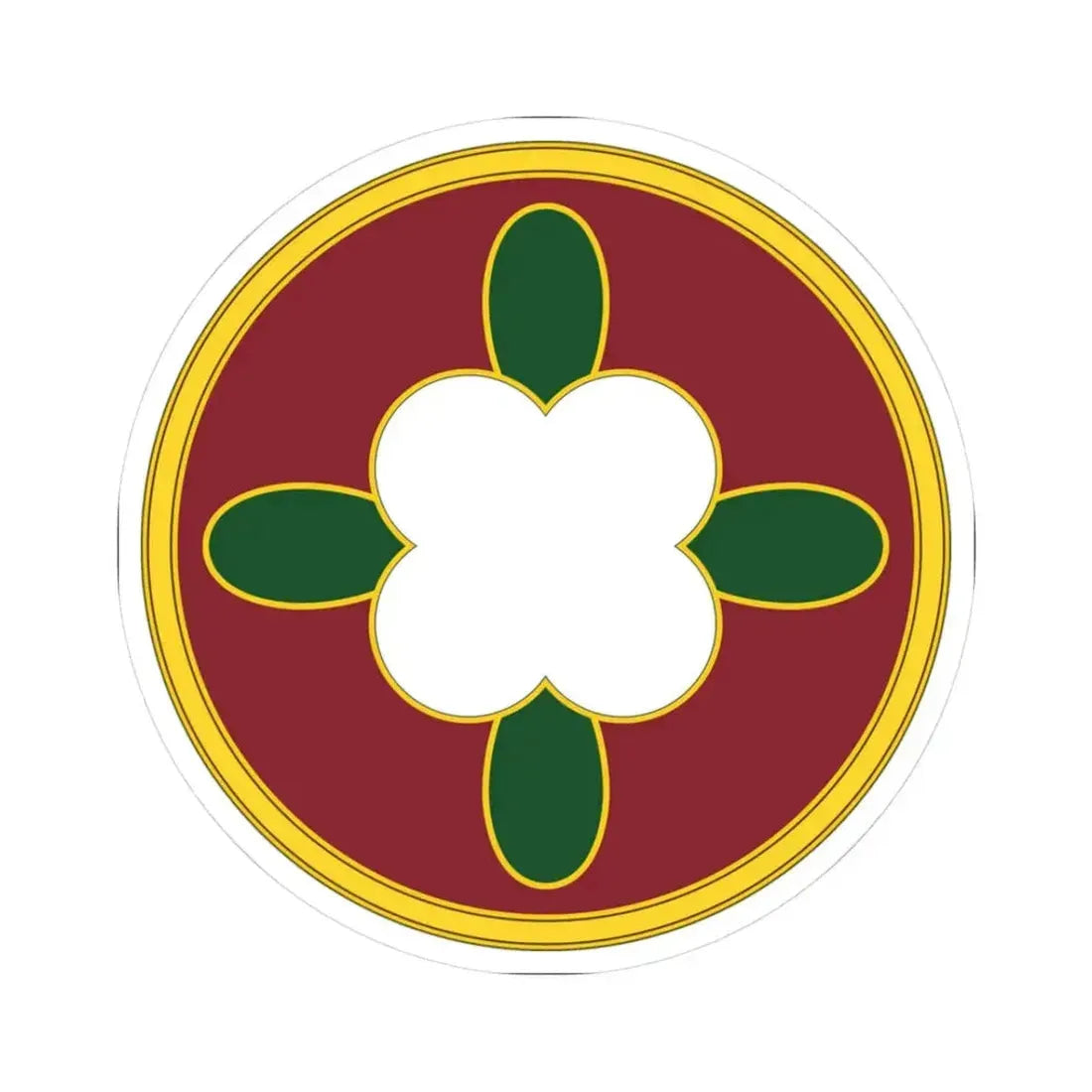 184 Sustainment Command 3 (U.S. Army) STICKER Vinyl Kiss-Cut Decal 3 Inch White - The Sticker Space