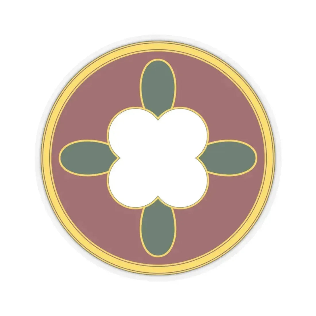 184 Sustainment Command 3 (U.S. Army) STICKER Vinyl Kiss-Cut Decal 4 Inch Transparent - The Sticker Space