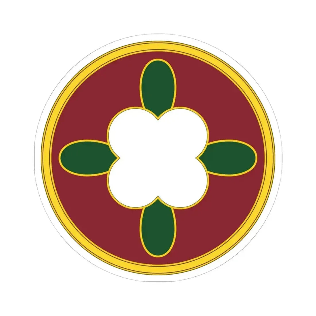 184 Sustainment Command 3 (U.S. Army) STICKER Vinyl Kiss-Cut Decal 4 Inch White - The Sticker Space