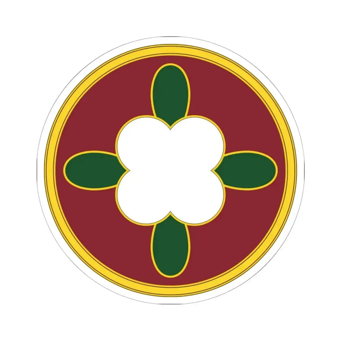 184 Sustainment Command 3 (U.S. Army) STICKER Vinyl Kiss-Cut Decal 6 Inch White - The Sticker Space