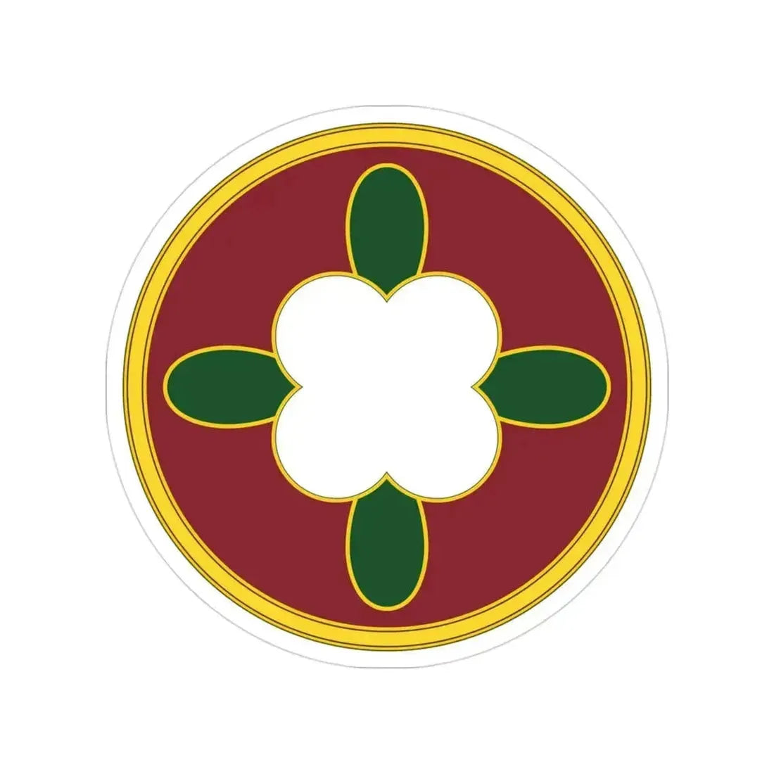 184 Sustainment Command 3 (U.S. Army) Transparent STICKER Die-Cut Vinyl Decal 3 Inch - The Sticker Space