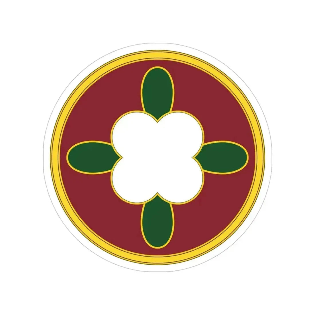 184 Sustainment Command 3 (U.S. Army) Transparent STICKER Die-Cut Vinyl Decal 4 Inch - The Sticker Space