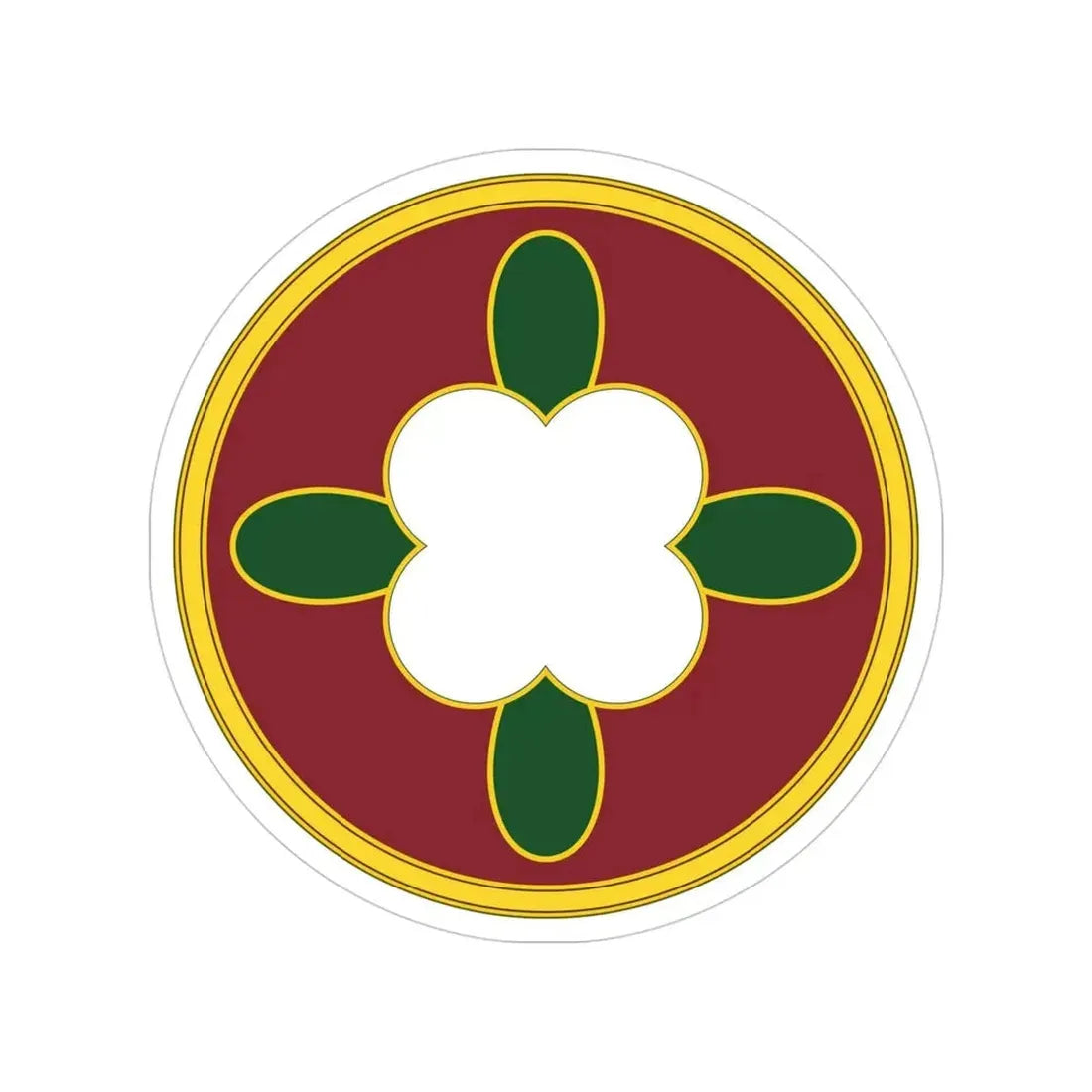 184 Sustainment Command 3 (U.S. Army) Transparent STICKER Die-Cut Vinyl Decal 4 Inch - The Sticker Space