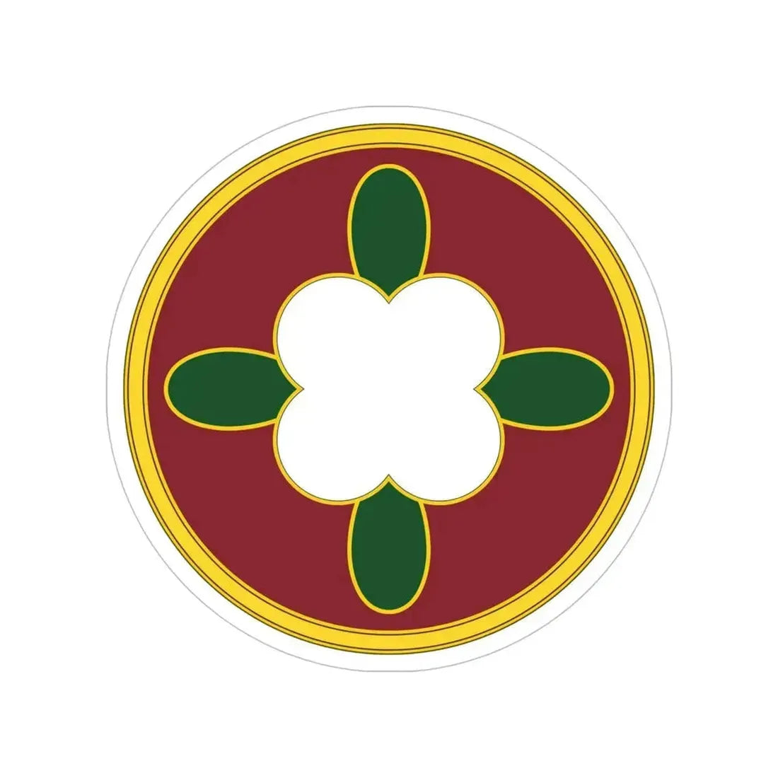 184 Sustainment Command 3 (U.S. Army) Transparent STICKER Die-Cut Vinyl Decal 5 Inch - The Sticker Space