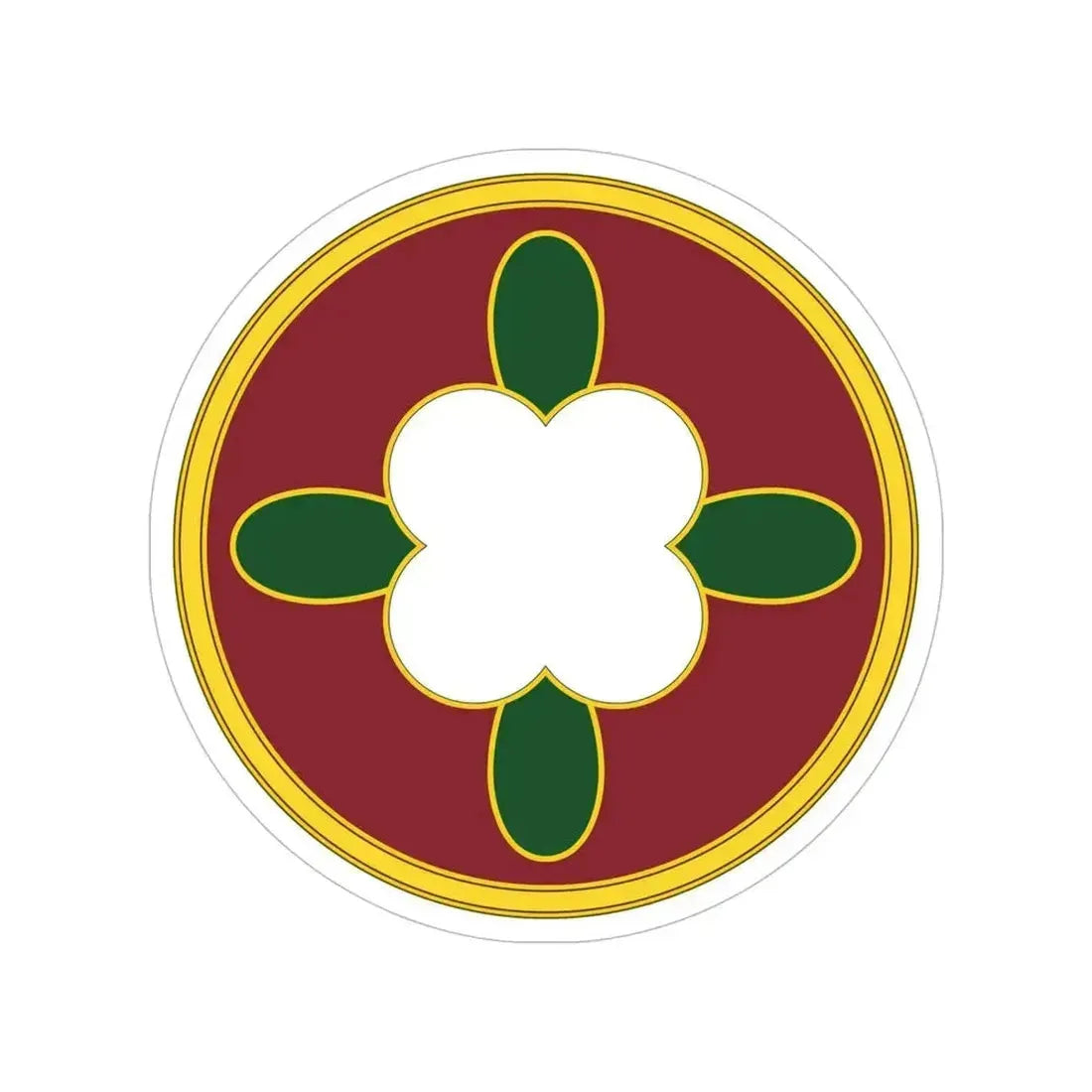 184 Sustainment Command 3 (U.S. Army) Transparent STICKER Die-Cut Vinyl Decal 6 Inch - The Sticker Space