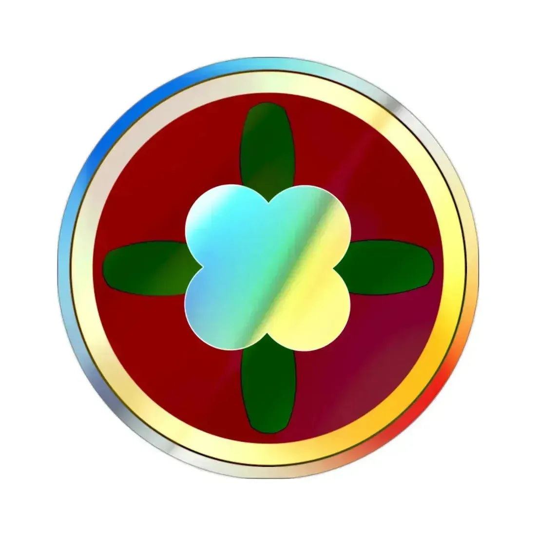 184 Sustainment Command (U.S. Army) Holographic STICKER Die-Cut Vinyl Decal 2 Inch Holographic - The Sticker Space