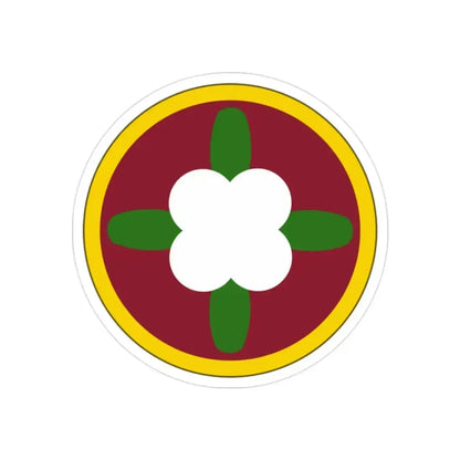 184 Sustainment Command (U.S. Army) REVERSE PRINT Transparent Die-Cut STICKER 2 Inch Die-Cut Transparent - The Sticker Space