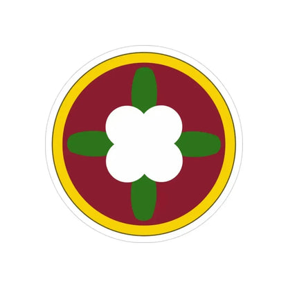 184 Sustainment Command (U.S. Army) REVERSE PRINT Transparent Die-Cut STICKER 3 Inch Die-Cut Transparent - The Sticker Space