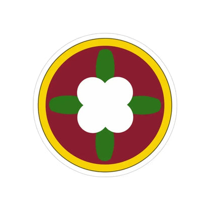 184 Sustainment Command (U.S. Army) REVERSE PRINT Transparent Die-Cut STICKER 4 Inch Die-Cut Transparent - The Sticker Space