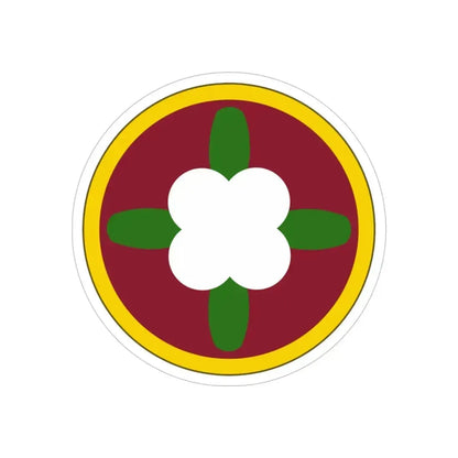 184 Sustainment Command (U.S. Army) REVERSE PRINT Transparent Die-Cut STICKER 5 Inch Die-Cut Transparent - The Sticker Space