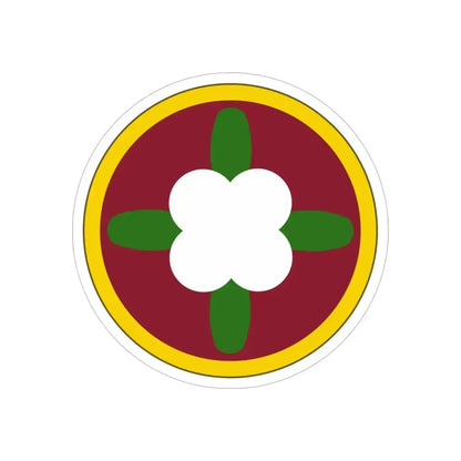 184 Sustainment Command (U.S. Army) REVERSE PRINT Transparent Die-Cut STICKER 6 Inch Die-Cut Transparent - The Sticker Space