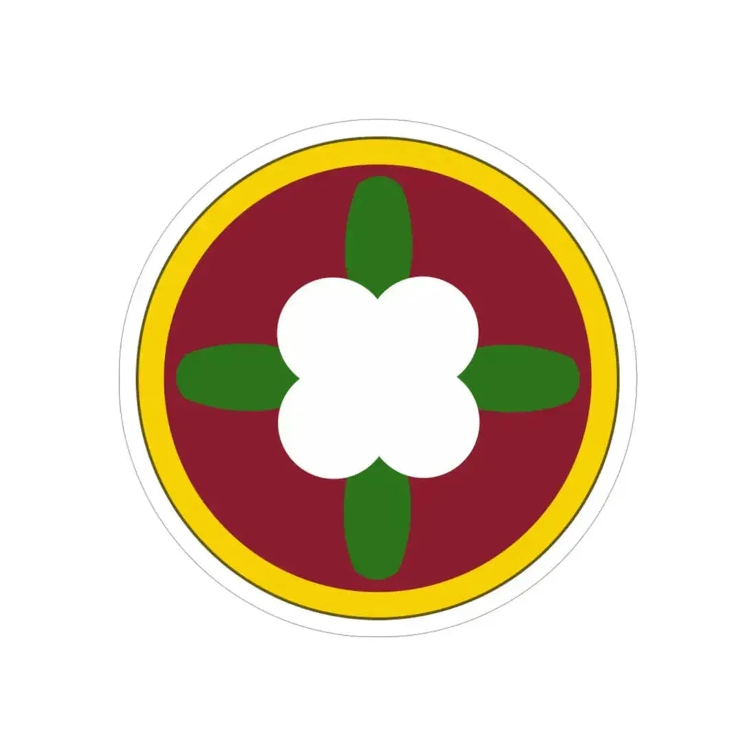 184 Sustainment Command (U.S. Army) REVERSE PRINT Transparent Die-Cut STICKER - The Sticker Space