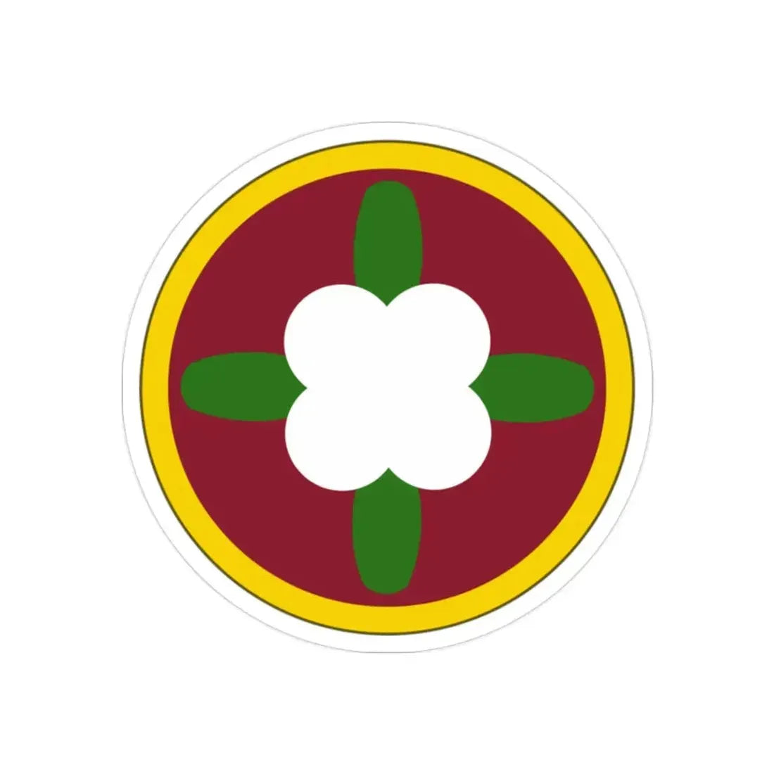 184 Sustainment Command (U.S. Army) REVERSE PRINT Transparent Die-Cut STICKER - The Sticker Space