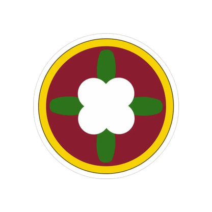 184 Sustainment Command (U.S. Army) REVERSE PRINT Transparent Die-Cut STICKER - The Sticker Space