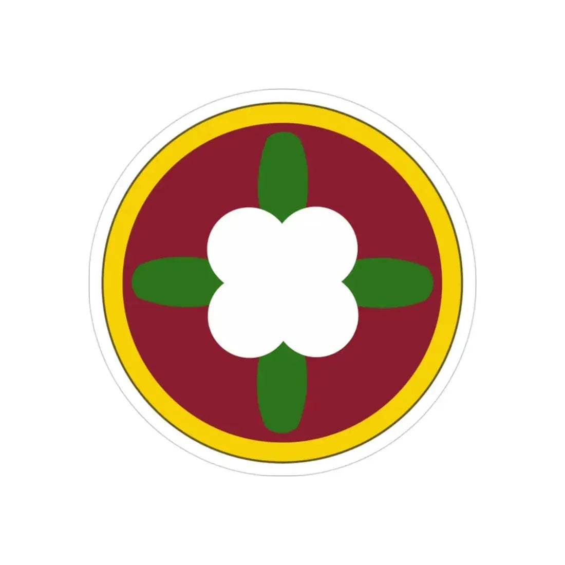 184 Sustainment Command (U.S. Army) REVERSE PRINT Transparent Die-Cut STICKER - The Sticker Space