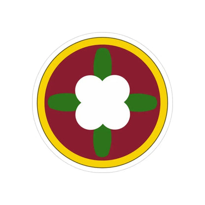 184 Sustainment Command (U.S. Army) REVERSE PRINT Transparent Die-Cut STICKER - The Sticker Space