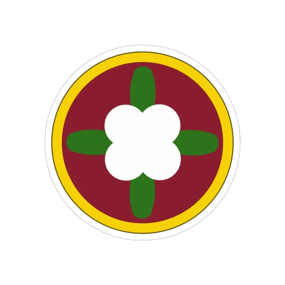 184 Sustainment Command (U.S. Army) REVERSE PRINT Transparent Die-Cut STICKER - The Sticker Space